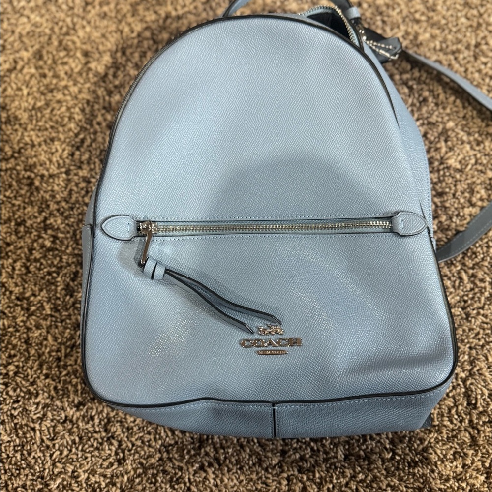 Coach Light Blue Backpack